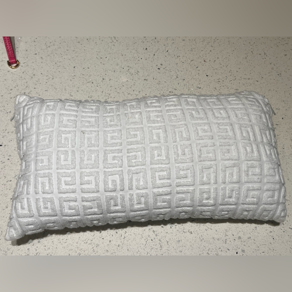 ❌ SOLD ❌ Givenchy white terry cloth pillow